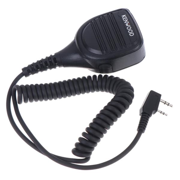 K-kontakt Walkie Talkie Handmikrofon Spiralkabel Brusreducering
