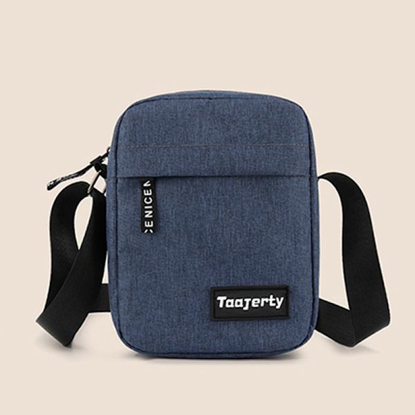 Liten veske for menn Skulderveske Trendy diagonal ryggsekk brystveske Gray