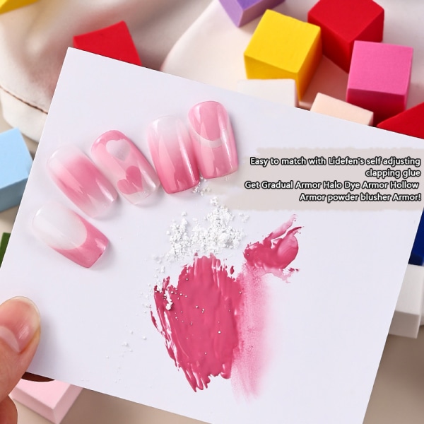20 kpl Nail Art Sponge Gradient Creativet Tools Color Fade Manic Multicolor