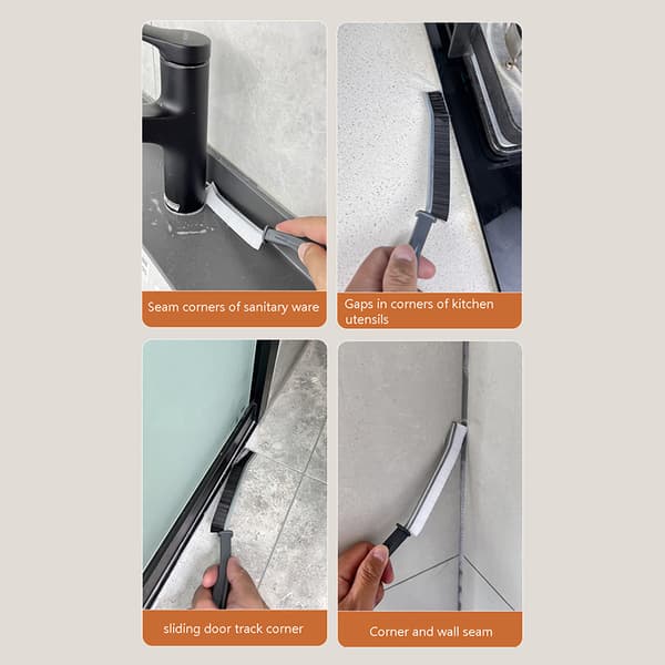 Slitstark Grout Cleaner Brush Hushållsplattor Scrubber Stiff Bri B