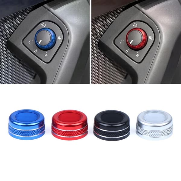 Bil Bakspejl Vindue Metalknap til Seat Leon/Ateca/Tarraco/cupr Silver