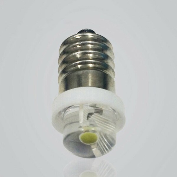 3/4,5/6V 0,5W lommelyktpære 6000K hvit LED E10-sokkel 4.5V