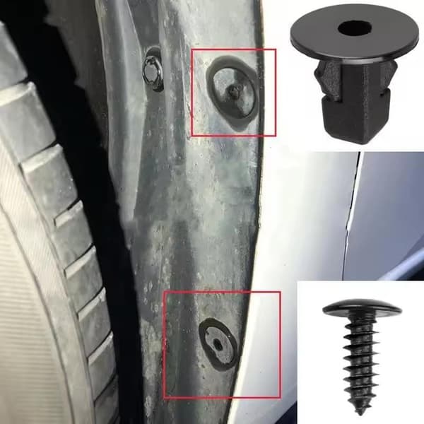 Auton roiskeläpän itsekierteytyvä ruuvin pohjamutterikiinnike 30Sets