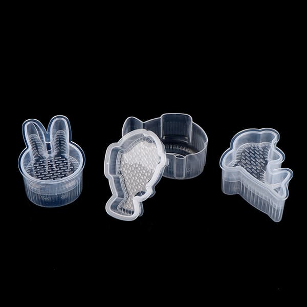 3 st/set tecknad form risbollsmögel sushi rulle bento press mo 3Pcs