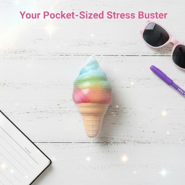 Isvafler Langsom Tilbageslag Dessert Sensorisk Fidget Legetøj Sommer 1pc random