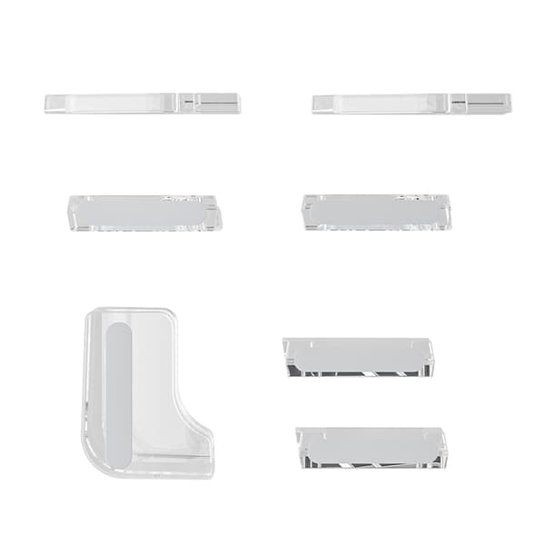 Gennemsigtig ABS Base Horisontal Stand til Slim/Pro Konsolholder A1