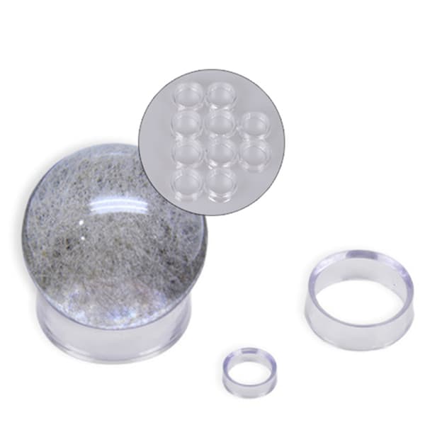 10 STK Akryl Clear Display Stand Sfære Holder For Crystal 1.5*0.6CM