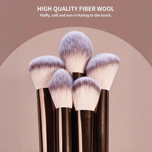 13PCS Sminkborstset Foundation Concealer Puder Ögonskugga Bl A1