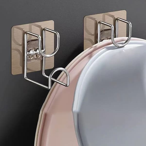 Punch-Free Sticky Bathroom Kitchen Traceless Washbasin Storage A1