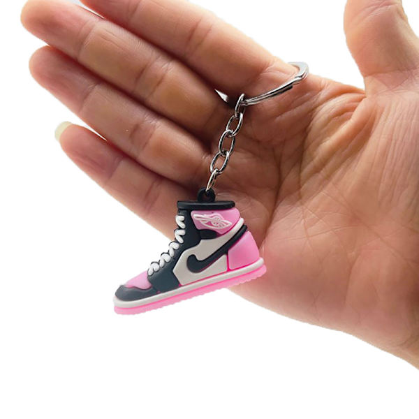 Utsøkte 3D Mini Sneakers nøkkelring Sneakers Fans Souvenir Key A1