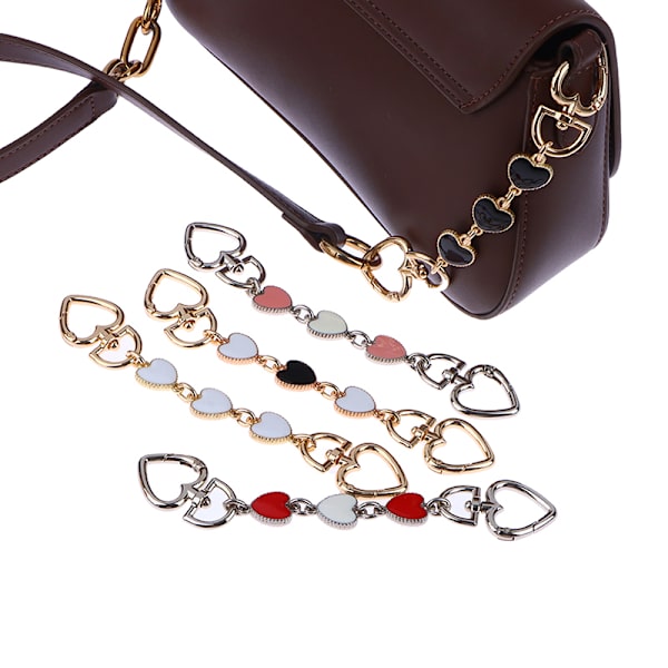 Väska förlängningskedja Crossbody Hjärtformad kedjerem A