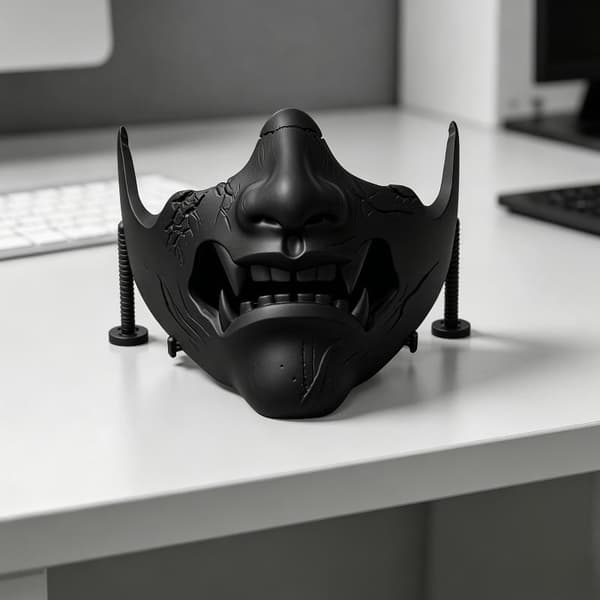 Peliohjaimen jalusta Ghost Mask -kahvalle, pöytäteline A1