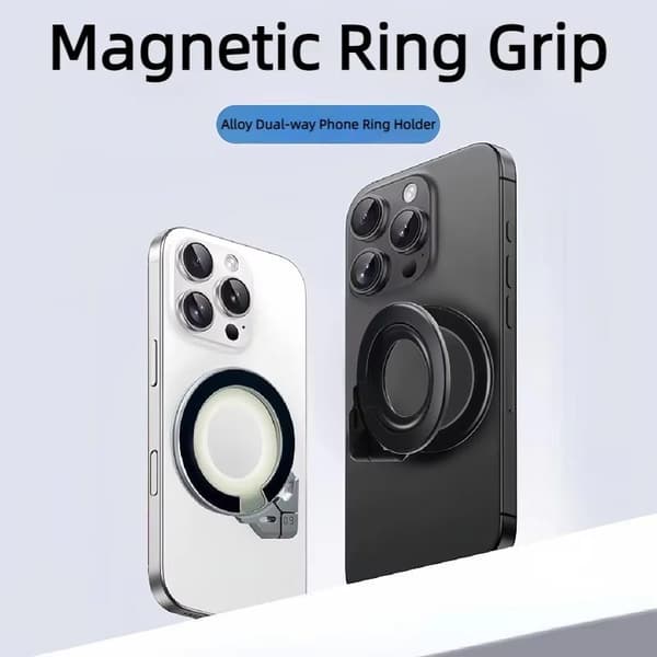 Ultralynn aluminium magnetisk ringgrep omnidireksjonell lysende A1