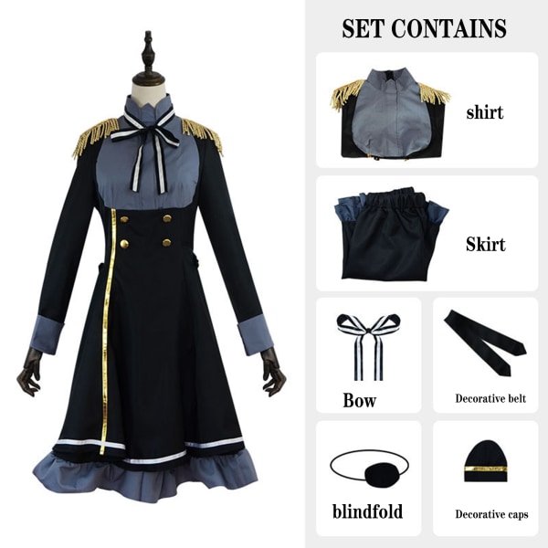 SPY ROOM kjole Anime spill film cosplay kostymer Stage performa Black M