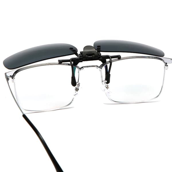 Day Night Vision Driving Clip on aurinkolasit Flip Up Anti Glare A1