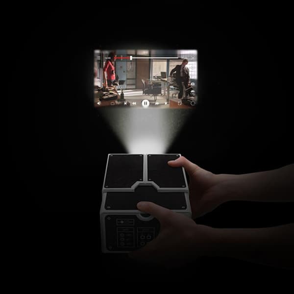 DIY 3D-projektor papp Mini smarttelefonprojektor Light Nove