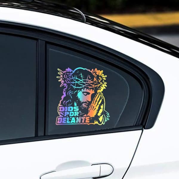 1 kpl Light My Way moottoripyörätarrat vedenpitävä DIY-auto takaosa C