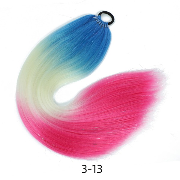 26" Ombre Hair Extensions Hair Tinsel til at flette hår på håret Three14