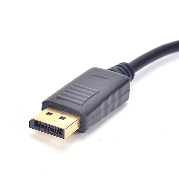 Displayport DP han-til-vga-hun-adapter Displayport-kabel Co Black