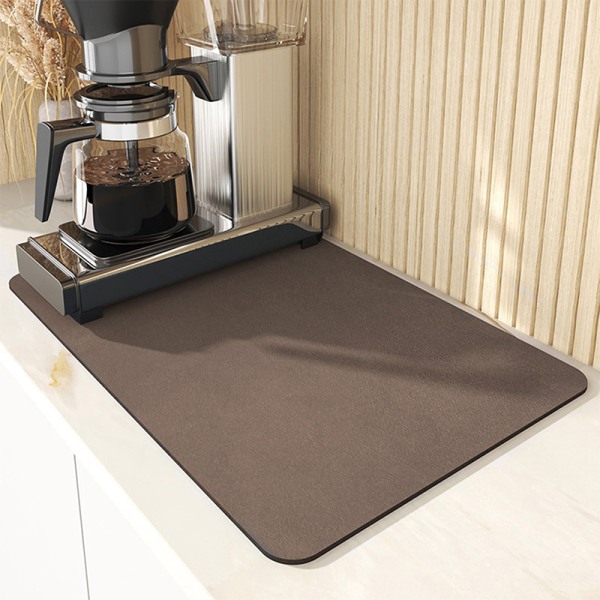 1 stk Absorberende matte Dreneringspute for kjøkkenbenk Coffee