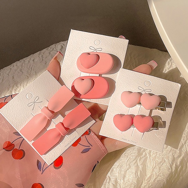 2/3 stk Pink e Børnehårclips Dopamin hårtilbehør Bo 9