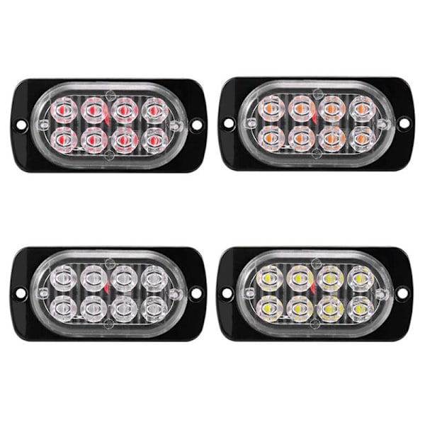 12V-24V Tåkelys LED Arbeidslys Flomlys 8LED Indikatorlys A2