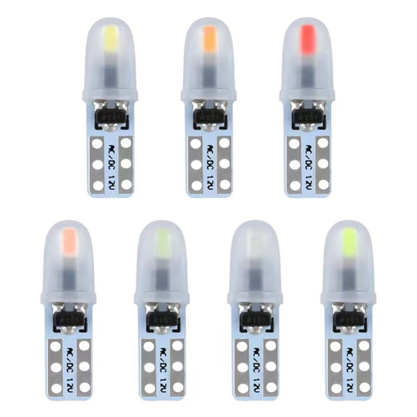 5st T5 Led bil interiör ljus indikator instrumentbräda mätare ice blue