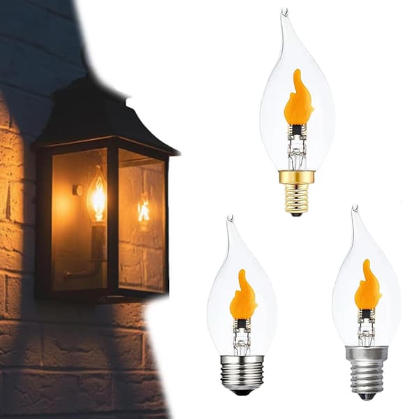 Välkkyvät liekkilamput E12/E14/E27 LED Välkkyvä liekki D A1
