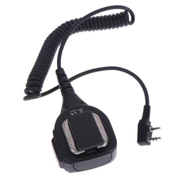 K-kontakt Walkie Talkie Handmikrofon Spiralkabel Brusreducering