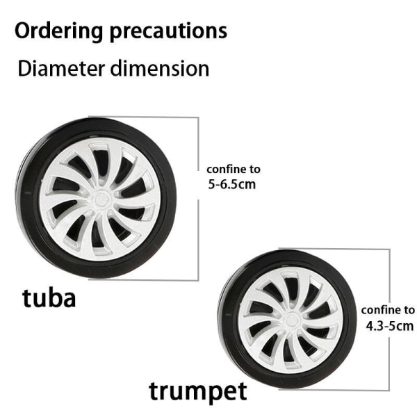 8 st/ set Silikon åtdragen töjbar hjulring Bagage Whee A12