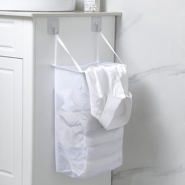Badeværelse Væghængende Vasketøjskurv Folde Beskidte Tøj Hamp