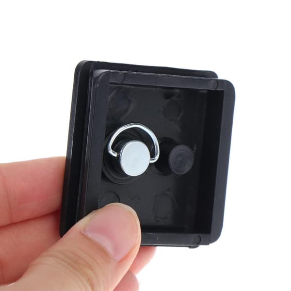 ABS Metal Kamera Quick Release Plade Stativmonteringsadapter 1/4 tomme