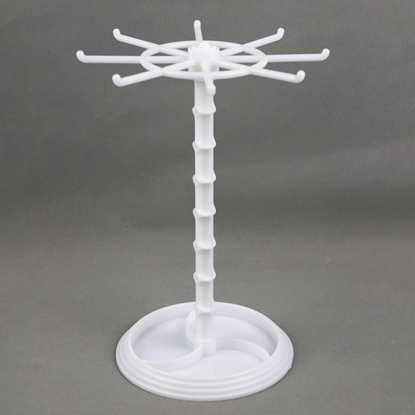 Smykker Roterende Ring Display Holder Organizer Halskjede Keychai F