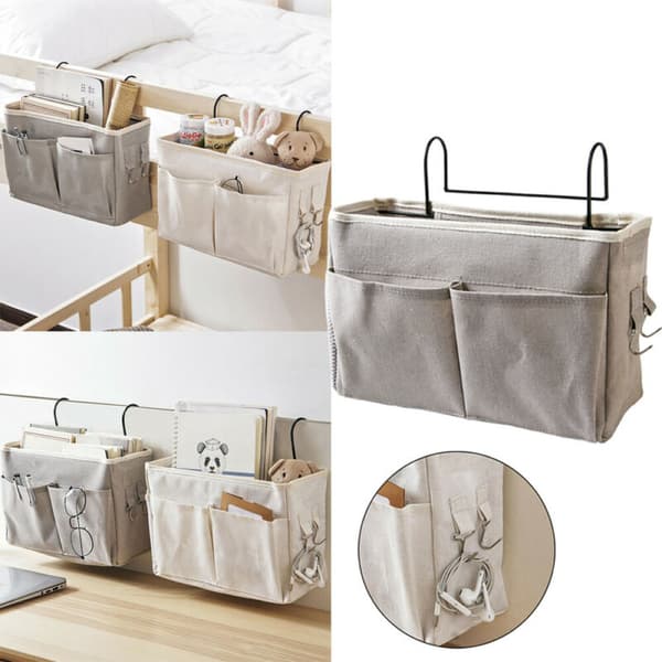 Riippuva Caddy- organizer sängyn viereen White