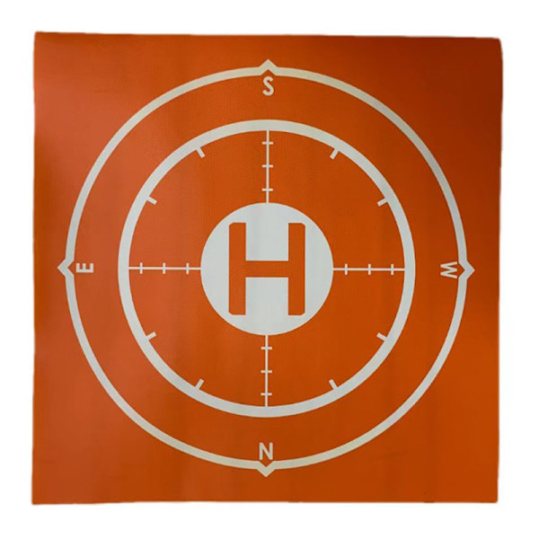 40CM Drone Landingspute Sammenleggbar Drone Bærbar Drone Landin Red round
