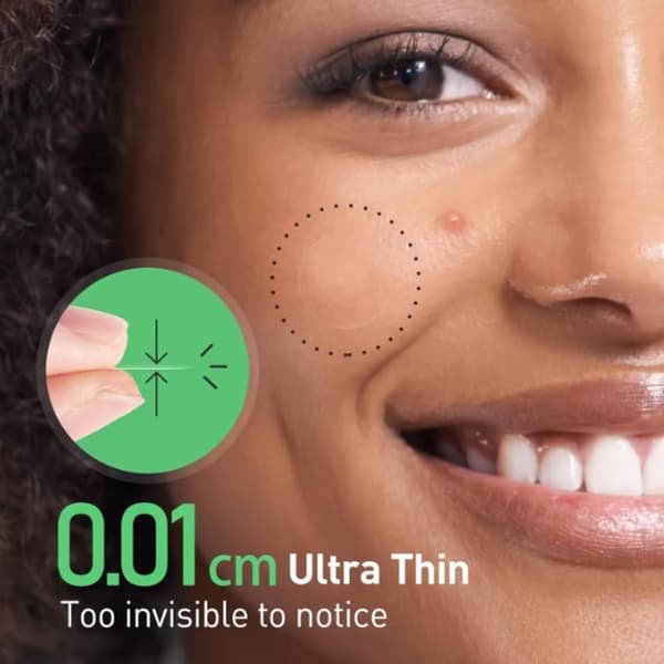 72 ultratynne hydrogel-akneplaster dekker akne usynlig