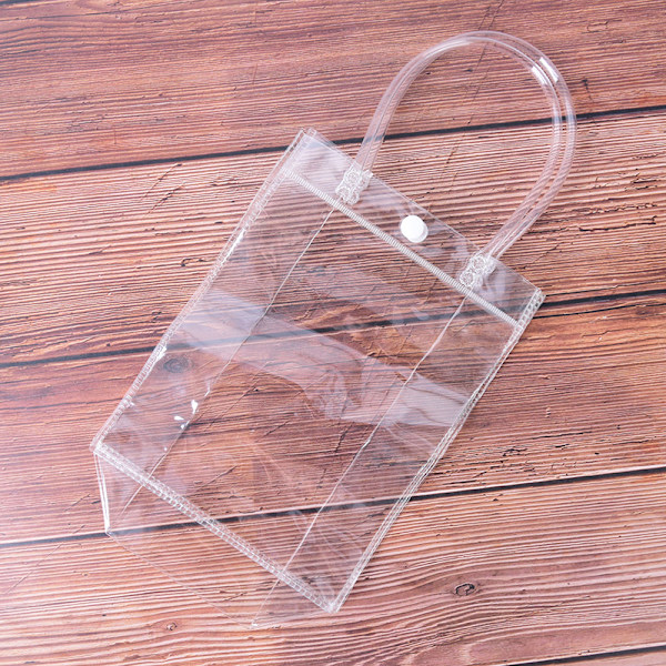 1 kpl naisten kesärantakassi kirkas kantokassi läpinäkyvä käsilaukku 20CM*25CM*7CM