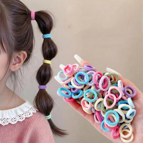 Elastiske hårstrikker Hestehale Hold Hårbånd Scrunchie Tilbehør A4