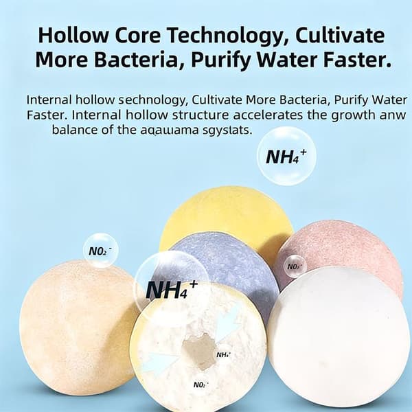 100-500g Fisketank Filterkuler Akvarium Biofiltermedier Akvar A2
