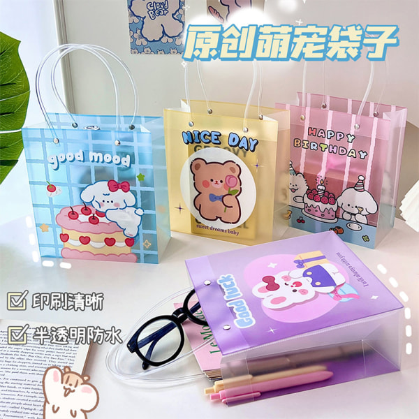 Kawaii Decorative Girl e Gift Creative Transparent Gavetaske Han B