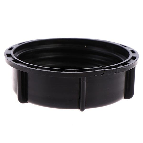 Svart plastventil lock 3\" 100mm lock för IBC tankventil läckagesäker