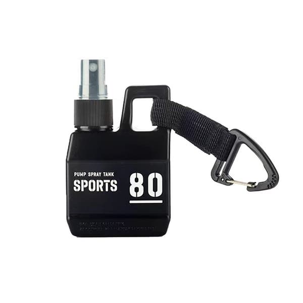 80ml Outdoor Camping Portable Pump Parfym Refillable Spray Bot black