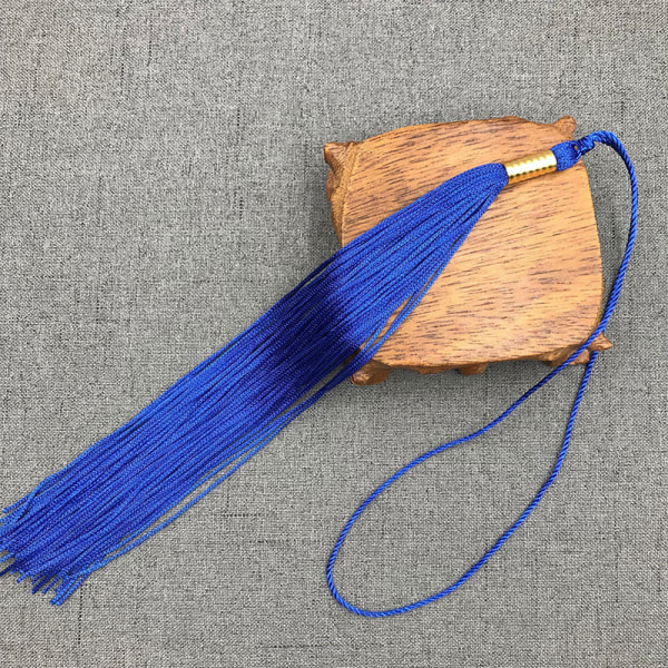 Long Tassels Pendant Tee-se-itse aikuisten valmistuminen Akateeminen valmistuminen C Blue