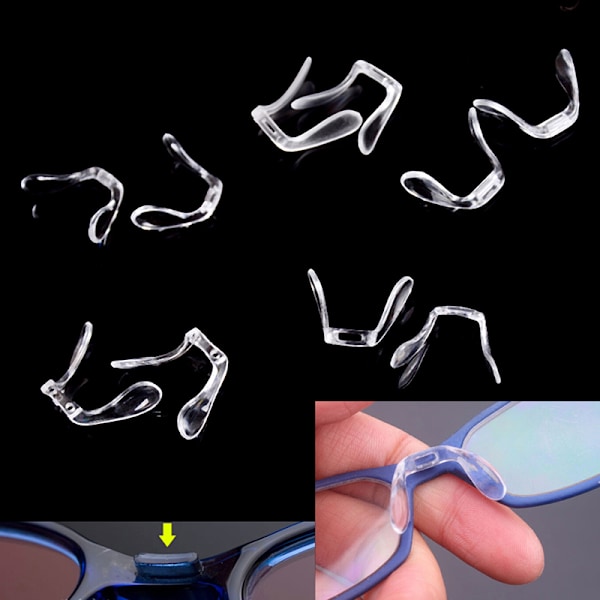 Köp 2st Pvc Plast Anti-Slip Stick On Nose Pads Glasögon Solglasögon | Fyndiq