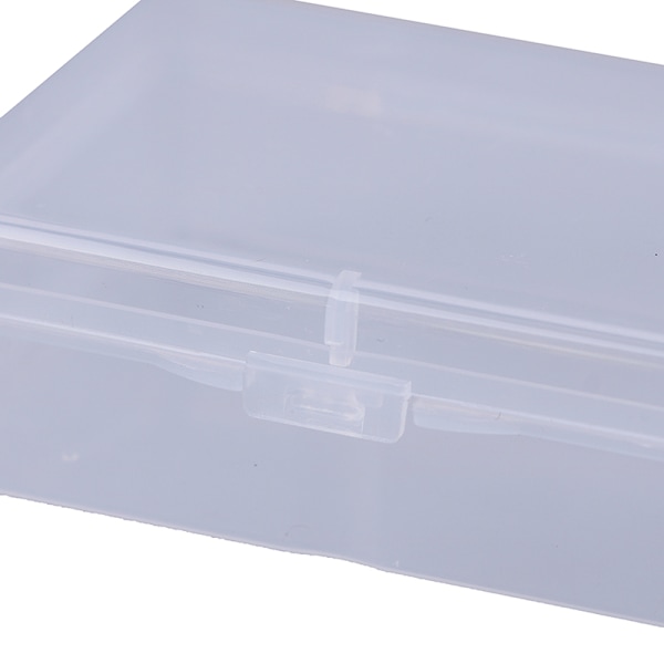 9cm*6.5cm*3cm Gennemsigtig Plast Opbevaringsboks Klar Firkant Mult