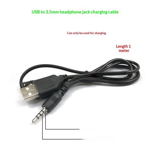 3,5 mm Jack Hurtigopladningskabel til Vnetphone V6/V4 PRO FBIM Mot