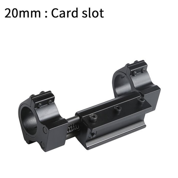 1 sett 25,4/30 mm kikkertmonteringsringer for 20 mm Picatinny-skinne