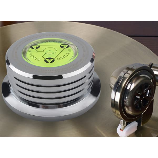 Metal Record Clamp Lp Disc Stabilisator Platespiller Rose gold