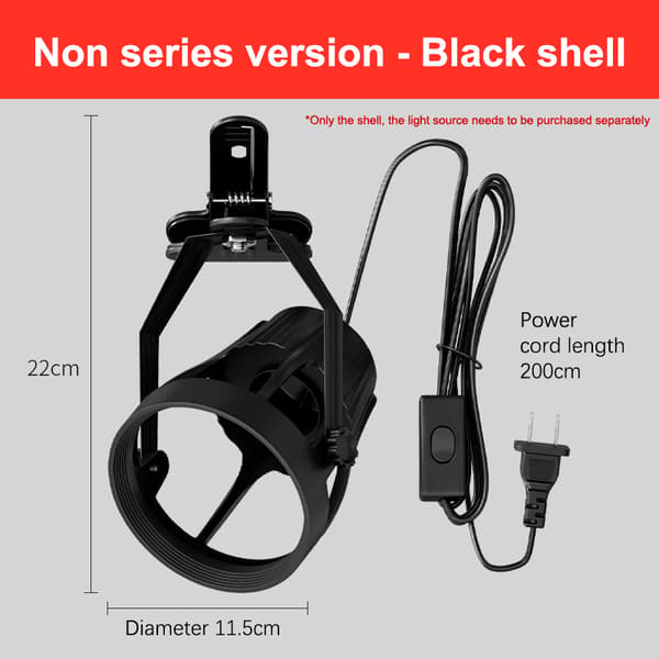 LED E27 skinnespotlight brakettbase 2-leder skinnetaklampeholder A3