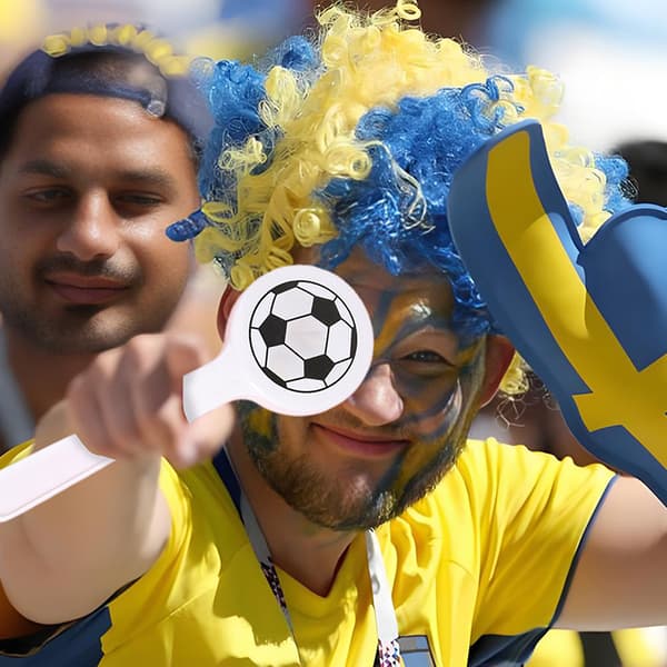 Fotbollsklappor för sport White